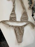 Thick strap tie bottom